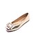 ieftine Pantofi Joși de Damă-Pentru femei Pantofi Flați În aer liber Vară Piatră Semiprețioasă Toc Drept Vârf pătrat Confortabili Microfibre Argintiu Negru Auriu