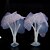 abordables Décors et graviers aquarium-Aquarium Décoration d&#039;aquarium Méduse Violet Artificiel Décoration Caoutchouc silicone 2 10*9*10 cm