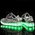 baratos Sapatos de Menina-Para Meninas Sapatos Tricô Primavera / Outono Tênis com LED Tênis LED para Cinzento / Azul / Rosa claro