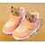 abordables Zapatillas de niña-Chica Zapatos PU Invierno Otoño Confort Zapatillas de deporte para Casual Blanco Fucsia Rosa