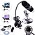 cheap Novelties-Digital Electronic Microscope 25X-200X Microscope Portable Industrial Textiles Testing