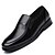 baratos Sapatilhas e Mocassins para Homem-Homens Mocassins e Slip-Ons Sapatos formais Tamanhos Grandes Mocassins de couro Festas &amp; Noite Microfibra Preto Primavera Outono