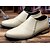 baratos Botas para Homem-Homens Sapatos Confortáveis Couro Ecológico Primavera / Outono Botas Preto / Bege / Vermelho