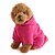 abordables Vêtements pour chiens-Chien Pulls à capuche Bande dessinée Garder au chaud Hiver Vêtements pour Chien Noir Rouge Rose Costume Polaire XS S M L