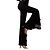 abordables Tenues de danse de salon-Danse de Salon Bas Femme Utilisation Soie Glacée Volants Taille haute Pantalon