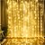 お買い得  ＬＥＤライトストリップ-クリスマスの装飾ウィンドウカーテンストリングライト3x3m300ledクリスマスベッドルームホームパーティー結婚式飾るつららランプ用の8つの照明モードリモコン