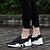 voordelige Damessneakers-Dames Sneakers Gepuntte Teen / Ronde Teen Magic tape / Haak &amp; Lus PVC Leder / Tule Comfortabel Hardlopen Lente / Herfst Roze / Zwart / Grijs