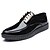 baratos Sapatos Oxford para Homem-Homens Sapatos Confortáveis Couro Ecológico Primavera / Outono Oxfords Preto