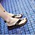 baratos Sandálias para Homem-Homens Sandálias Sapatos Confortáveis Slides e chinelos Casual Couro Ecológico Preto Primavera Verão