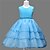 お買い得  ドレス-子供 リトル 女の子 ドレス ソリッド フクシャ ブルー ピンク ノースリーブ ドレスウェア ドレス 夏 スリム