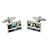 cheap Men&#039;s Accessories-Rectangle Silver Cufflinks Fashion Men&#039;s Costume Jewelry For Gift / Work