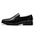 preiswerte Herrenpantoletten &amp; -slipper-Herren Loafer &amp; Slip On Formale Schuhe Übergrössen Leder-Loafer Party &amp; Abend Mikrofaser Schwarz Frühling Herbst