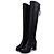 cheap Women&#039;s Boots-Women&#039;s Boots Winter Slouch Boots Leather Black