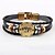 cheap Bracelets-Men&#039;s Wrap Bracelet Leather Bracelet Zodiac Scorpio 10.24 - 11.22 Aries 3.21 - 4.19 Virgo 8.23 - 9.22 Fashion Genuine Leather Bracelet Jewelry For Gift Date