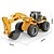 cheap RC Cars-RC Car HUINA 1530 6 Channel 2.4G Excavator / Construction Truck 1:18 Remote Control / RC / Rechargeable / Electric