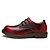 baratos Sapatos Oxford para Homem-Homens sapatos Materiais Customizados Outono / Inverno Conforto Oxfords Marron / Azul / Vinho