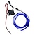 billiga LED-ljusslingor-BRELONG® 2m 0 lysdioder EL 2.3mm 1st Vit Röd Blå Vattentät Självhäftande Neon Elektroluminescerande Wire