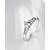 economico Anelli-Per donna Band Ring / Micro Pave Ring Cristallo 1 Argento Zirconi / Lega Circolare Donne / Classico / Di tendenza Matrimonio / Feste / Halloween Bigiotteria