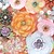 abordables Pochettes et sacs à main de soirée-Femme Imitation Perle / Cristal / strass / Fleur Polyester Pochette A Fleur Arc-en-ciel