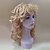 cheap Synthetic Trendy Wigs-Synthetic Wig Curly Blonde Synthetic Hair Blonde Wig Women&#039;s Long Capless