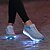 preiswerte Damen-Sneaker-Damen Schuhe Atmungsaktive Mesh Winter Herbst Komfort Leuchtende LED-Schuhe Sneakers Rennen Runde Zehe für Normal Schwarz Orange Blau