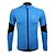 abordables Ropa de ciclismo para mujer-Arsuxeo Hombre Maillot de Ciclismo Chaqueta de Ciclismo Invierno Vellón Poliéster Bicicleta Camiseta / Maillot Top Mantiene abrigado Forro Polar Transpirable Deportes Retazos Naranja / Verde / Azul