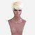 billige Åben paryk af menneskehår-Menneskehårblanding Paryk Kort Lige Korte frisurer 2020 Ret Korte Side del Maskinproduceret Dame Sort Hvid Blondine / Bleach Blonde 8 tommer