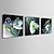 olcso Képek-LED-es vászon dekor Botanikus Három elem Négyzet Nyomtatás fali dekoráció lakberendezési