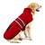 voordelige Hondenkleding-Hond Jassen Reflecterende strip Effen Blijf warm ulko- Winter Hondenkleding Puppykleding Hondenoutfits Houd Warm Rood Jager Groen Oranje Kostuum voor mannetjes- en vrouwtjeshonden Suède Katoen S M L