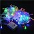 levne LED pásky-vánoční osvětlení 20m 200leds vedl řetězec 220v pro sváteční večírek svatební novoroční domácí dekorace