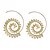 cheap Earrings-Women&#039;s Hoop Earrings Floral / Botanicals Flower Wave Ladies Earrings Jewelry Gold / Silver For Wedding Party Gift Daily Street Club