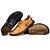 Χαμηλού Κόστους Ανδρικά Αθλητικά Παπούτσια-Ανδρικά Οδήγηση παπούτσια PU Άνοιξη / Φθινόπωρο Αθλητικά Παπούτσια Μαύρο / Κίτρινο / Χακί / Αθλητικό