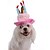tanie Ubrania dla psów-Kot Psy Kapelusze, czapki i chusty Ubrania dla szczeniąt Litery i cyfry Nowe Zatrzymujący ciepło Ocieplacze na głowę Ubrania dla psów Ubrania dla szczeniąt Stroje dla psów Niebieski Różowy Kostium