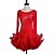 cheap Latin Dancewear-Latin Dance Dresses Women&#039;s Performance Spandex Cascading Ruffles / Crystals / Rhinestones Long Sleeve Dress