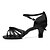 olcso Latin cipők-Női Latin cipők Selyem Szandál Személyre szabott sarok Személyre szabható Dance Shoes Barna / Fekete és arany / Meztelen / Otthoni / Bőr