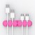 cheap Cable Organizers-ORICO CBS5 Cable Winder Earphone Cable Organizer Wire Storage Silicon Charger Cable Holder Clips