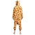 cheap Kigurumi Pajamas-Adults&#039; Kigurumi Pajamas Nightwear Camouflage Giraffe Animal Patchwork Onesie Pajamas Pajamas Polar Fleece Cosplay For Men and Women Christmas Animal Sleepwear Cartoon