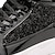 cheap Men&#039;s Sneakers-Men&#039;s Sneakers Skate Shoes High Top Sneakers Walking Sporty Casual Outdoor Daily PU Wear Proof Lace-up Silver Black Gold Spring Fall