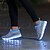preiswerte Damen-Sneaker-Damen Schuhe Atmungsaktive Mesh Winter Herbst Komfort Leuchtende LED-Schuhe Sneakers Rennen Runde Zehe für Normal Schwarz Orange Blau