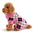 voordelige Hondenkleding-hondenjas,hondentruien puppykleding geruit / geruit warm houden winter hondenkleding puppykleding hondenoutfits roze kostuum wollen xs s m l xl