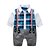 preiswerte Babyoverall für Jungen-Baby Jungen Gitter Langarm Anzug &amp; Overall Blau