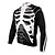 cheap Women&#039;s Cycling Clothing-Arsuxeo Men&#039;s Long Sleeve Cycling Jersey Winter Fleece 100% Polyester Skeleton Bike Jersey Top Mountain Bike MTB Road Bike Cycling Breathable Quick Dry Anatomic Design Sports Clothing Apparel