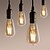 halpa LED-hehkulamput-1pc 6 W LED Filament Bulbs 560 lm E26 / E27 ST64 6 LED Beads COB Decorative Warm White 220-240 V / RoHS