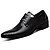 baratos Sapatos Oxford para Homem-Homens Oxfords Sapatos Confortáveis Negócio Casual Couro Sintético Couro Ecológico Preto Azul Primavera Outono / EU40