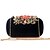 billige Aftenvesker-Dame Krystalldetaljer Fløyel Clutchveske Rhinestone Crystal Evening Bags Vin / Svart / Lilla