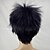 ieftine Peruci Sintetice Trendy-Synthetic Wig Straight Straight Layered Haircut Wig Short Black#1B Synthetic Hair Men&#039;s Black hairjoy