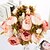 levne Umělé květiny-hedvábný evropský styl stolní květina 1 větev s 8 květinami 1bouquet 47cm