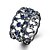 cheap Rings-Band Ring Cubic Zirconia White Blue LED Purple Gold Plated Ladies Fashion One-piece Suit 6 7 8 9 / Women&#039;s