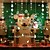 Недорогие Аксессуары для штор-Животное Рождество Стикер на окна, ПВХ материал окно Украшение Для гостиной