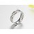 cheap Rings-Engagement Ring Cubic Zirconia Titanium Cubic Zirconia Titanium Steel Princess Classic / Women&#039;s / Men&#039;s / Rings Set / Wedding